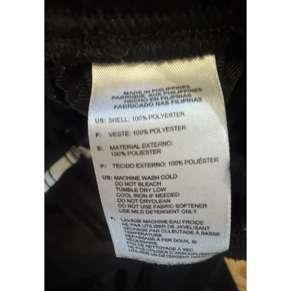 adidas Climalite Men's Track Pants Black/White M Drawstring Elastic Waist